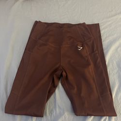 Gymshark High Waisted Leggings Dark Brown