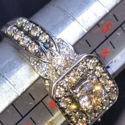 14k Levian 1.5 Carats Natural Diamonds ring 