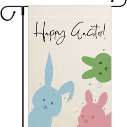 Happy Easter Garden Flag