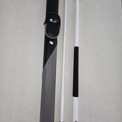GSE 58" 2-Piece Fiberglass Graphite Composite Billiard Pool Cue Stick/  GSE case