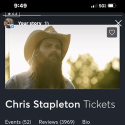 Chris Stapleton Tickets 