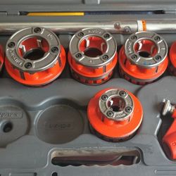 Ridgid pipe threader set