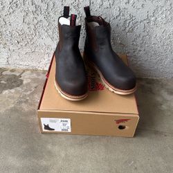 Red Wing Men’s Boots Size 10.5 Steel Toe 