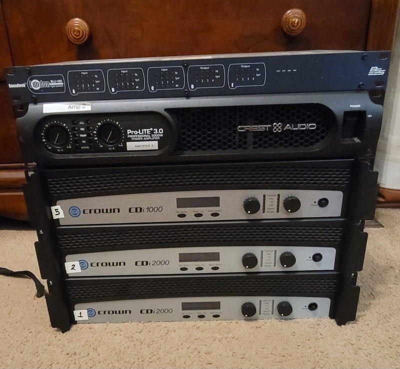 CROWN CDI-1000 Amplifier (1 piece)