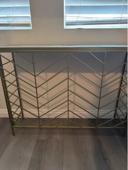 Two mirrored tables