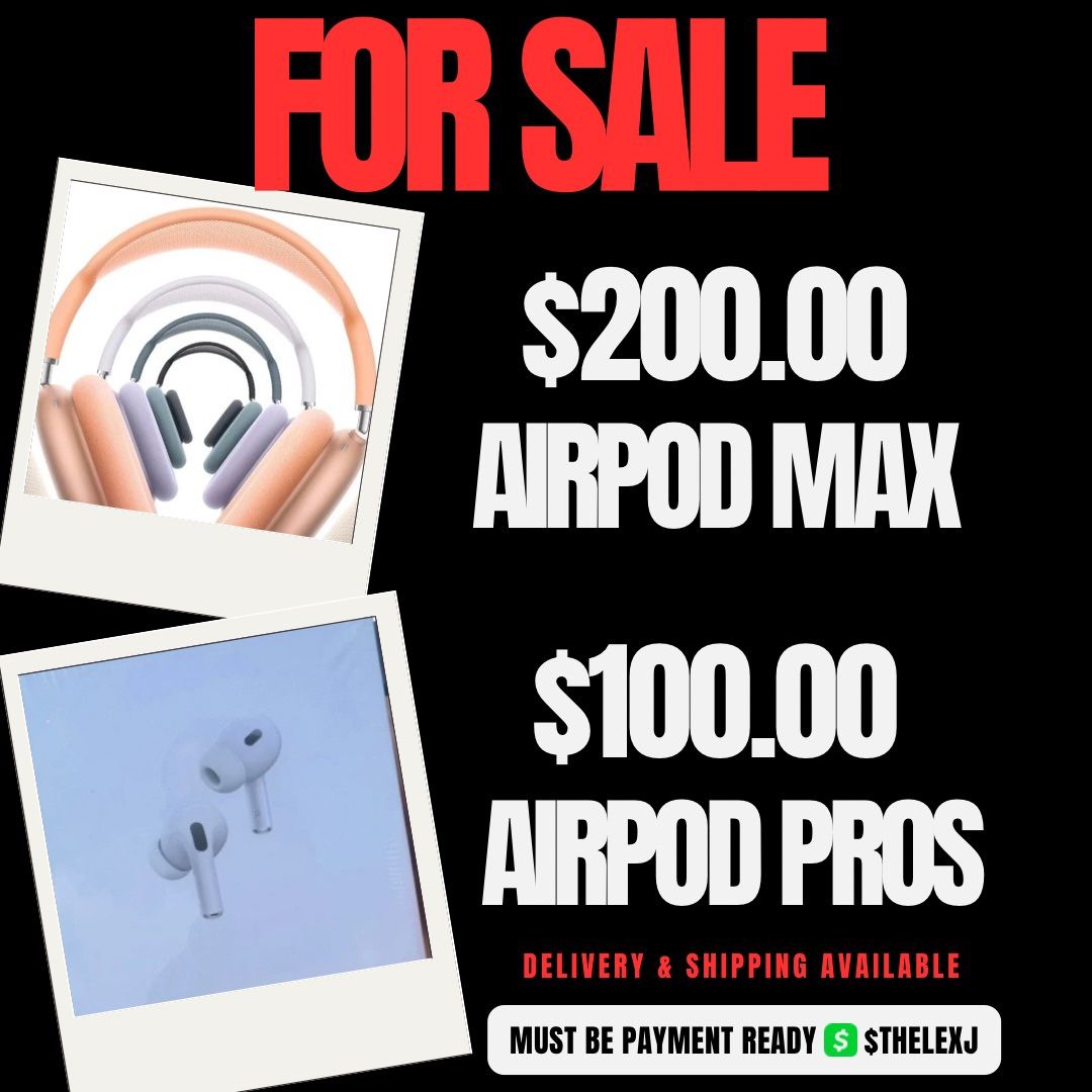 AirPod PRO + AirPod Max