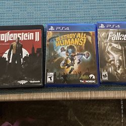 PlayStation 4 Pro With Control  And Games OBO