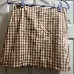 Gingham Skirt