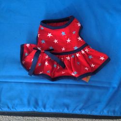 Martha Stewart Red Dog Dress (size XS)