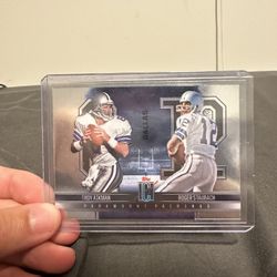 Troy Alkman Roger Staubach 2024 Topps Paramount Pairings