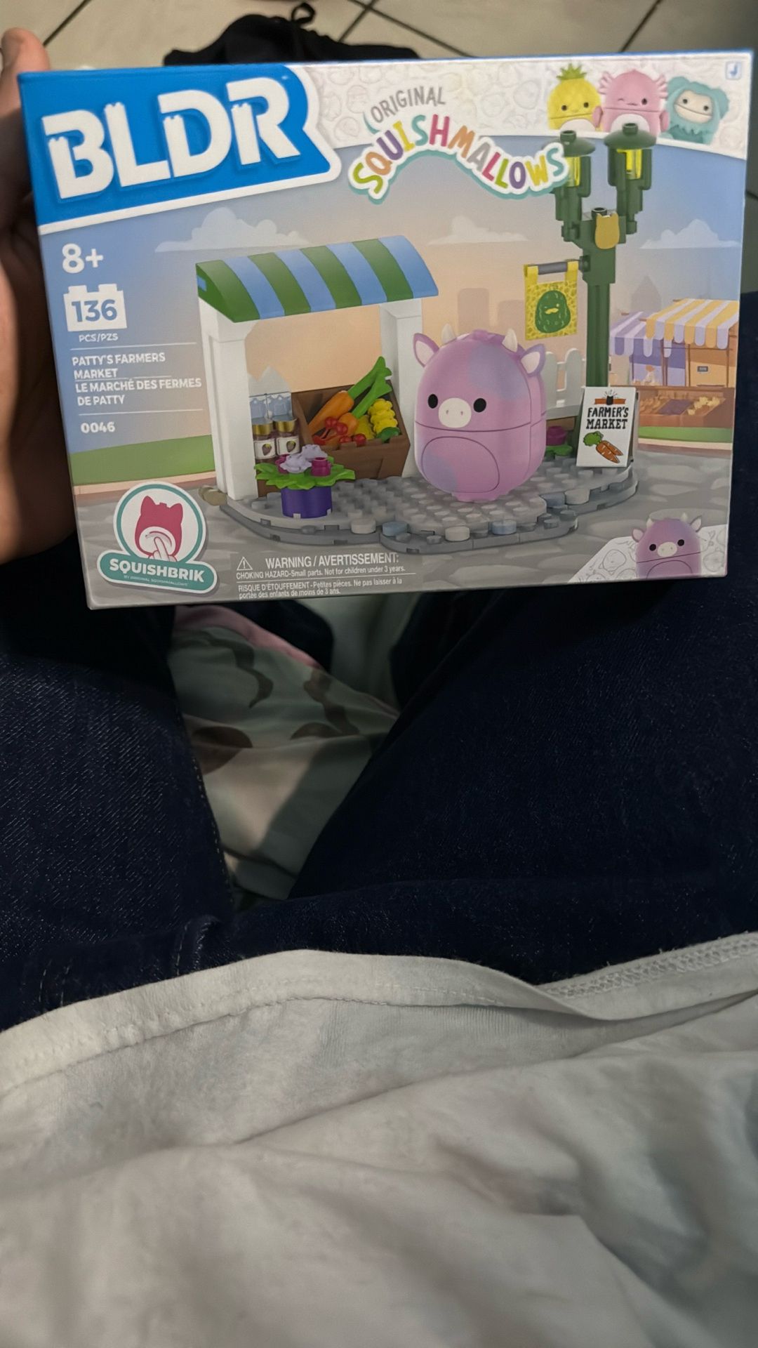 Squish Mallow BLDR Legos 