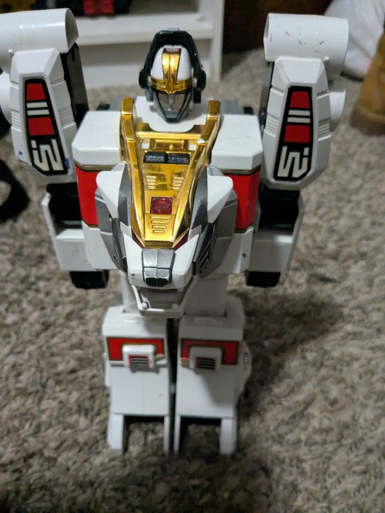 1994 Bandai Mighty Power Rangers MMPR - White Tigerzord Zord