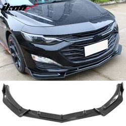 Fits 2019-2025 Chevrolet Malibu IKON Front Bumper Lip Chin Spoiler Carbon Fiber Print
