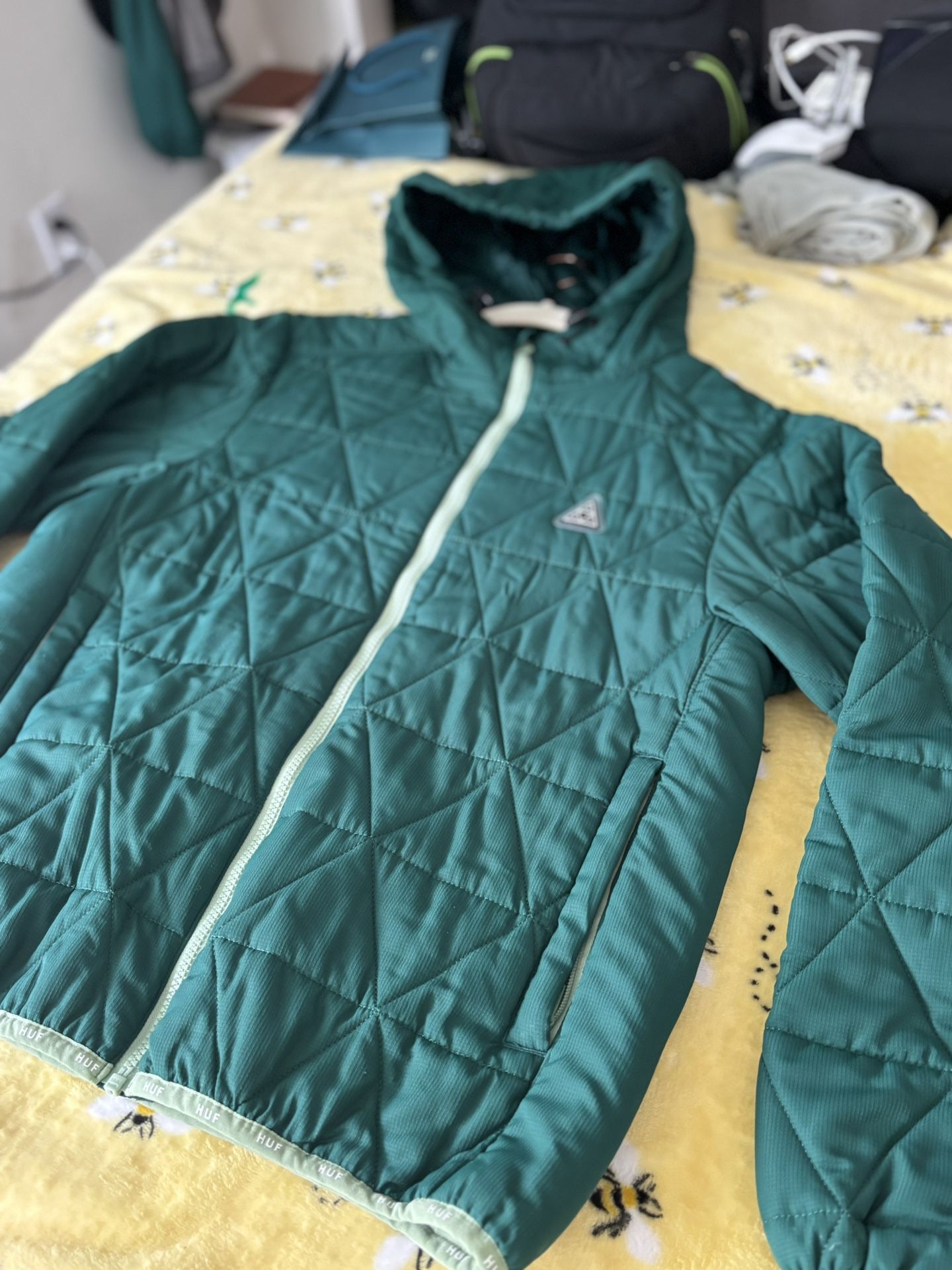 HUF Polygon Quilted Jacket - Sycamore / Small