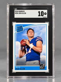 Josh Allen Rated Rookie 2018 Donruss SGC 10
