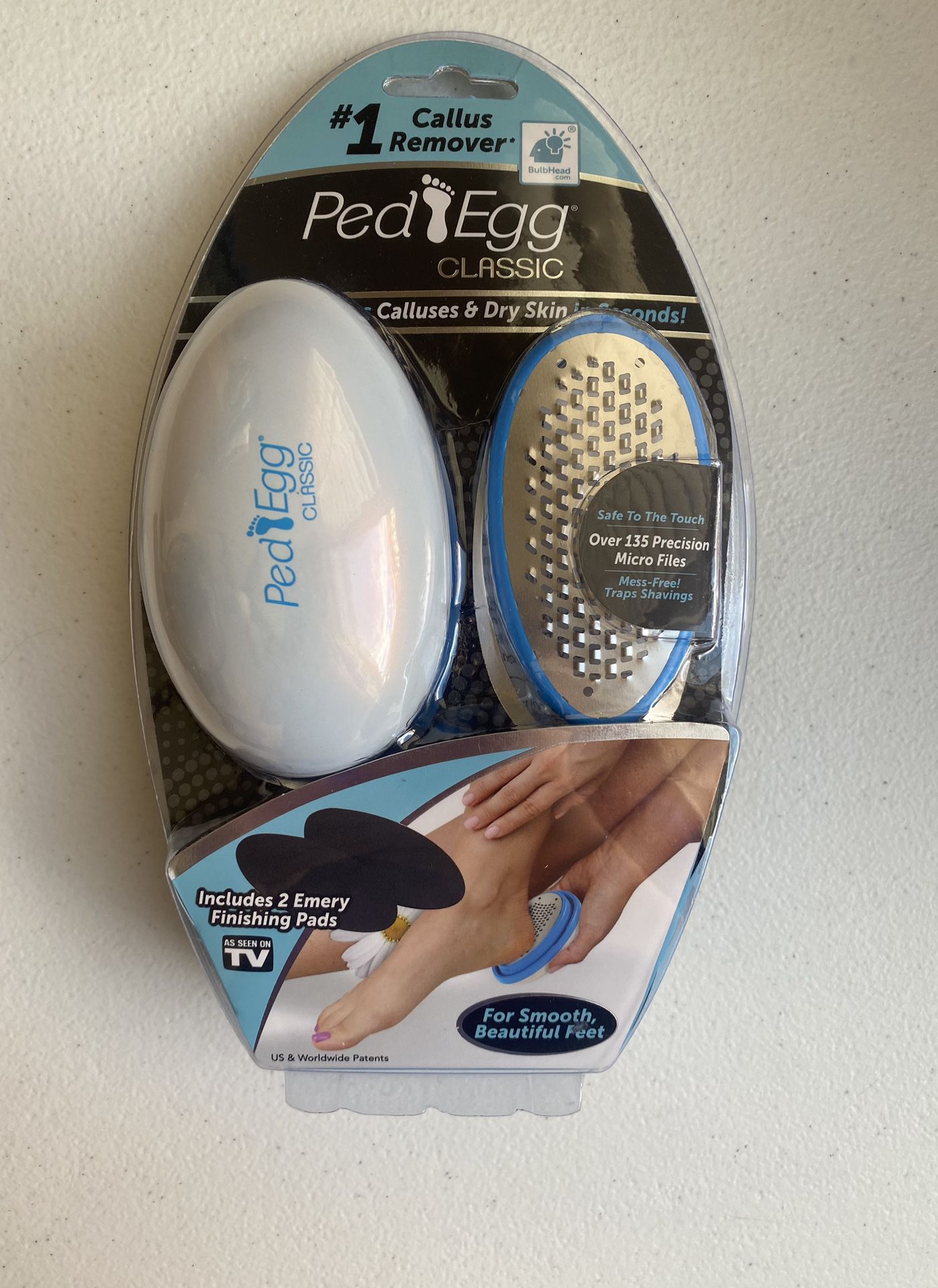 Ped Egg Classic Callus Remover, As Seen On TV, New