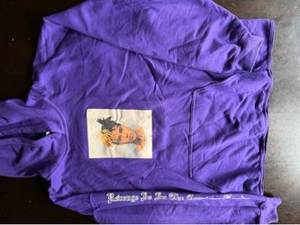 xxxtentacion purple mugshot hoodie xl