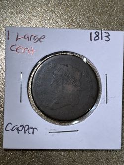 1813 US Large Cent Copper Coin