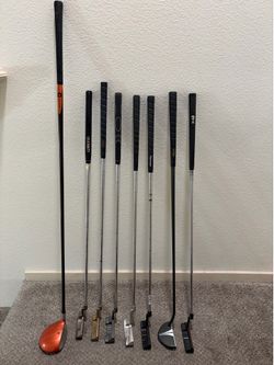 Golf Clubs - TaylorMade Driver and 7 Putters