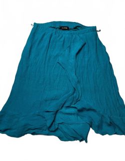 A. Byer Teal Blue Lightweight Skirt