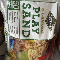 Six 50 Lb Bags Of New Sand