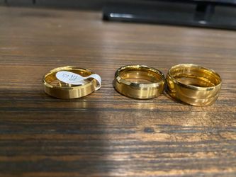 3 Tungsten GOLD PLATED