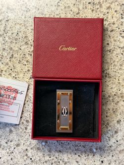 Cartier Santos Money Clip Two Tone w/ Box & Warranty Card