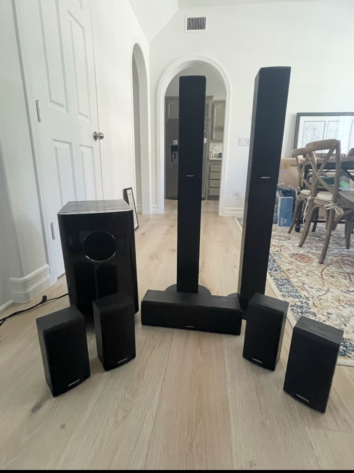 Onkyo Home Theatre SKF-770 Speakers - 7.1 Surround System