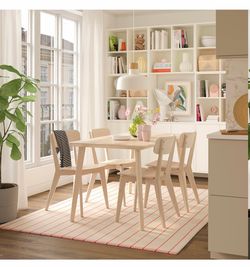 Dining table LISABO Ikea table, ash veneer 55 1/8x30 3/4