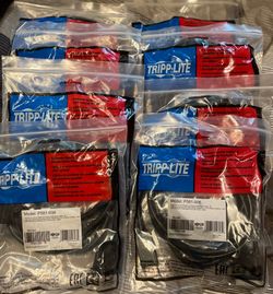Tripp-lite display port 2DVI – D Cable, 6 foot model number P5 81–006 brand new in the package lot of eight