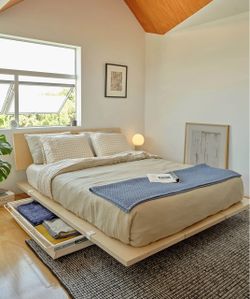 The Floyd queen Bed - Original with headboard & underbed storage