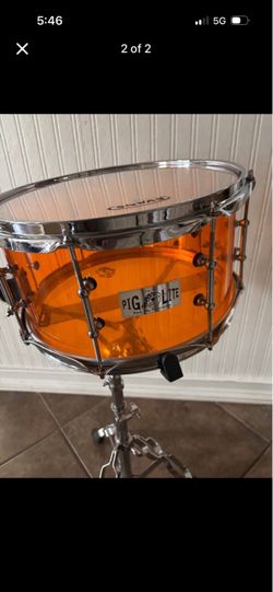 Pork Pie Pig Lite Acrylic Snare Drum