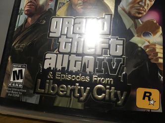 Grand Theft Auto IV (PlayStation 3, PS3) GTA 4 with map and manual