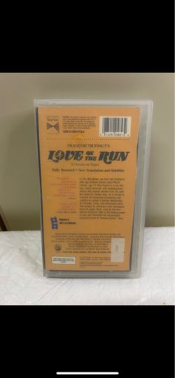 François Truffaut Love on the Run VHS (1978) – French Film with English Subtitles – Used