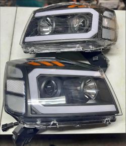 04-15 Nissan Titan/05-07 Nissan Armada LED/Drl Headlights