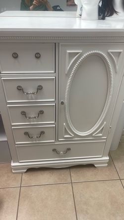 White dresser