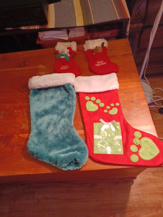 4 Christmas Stockings