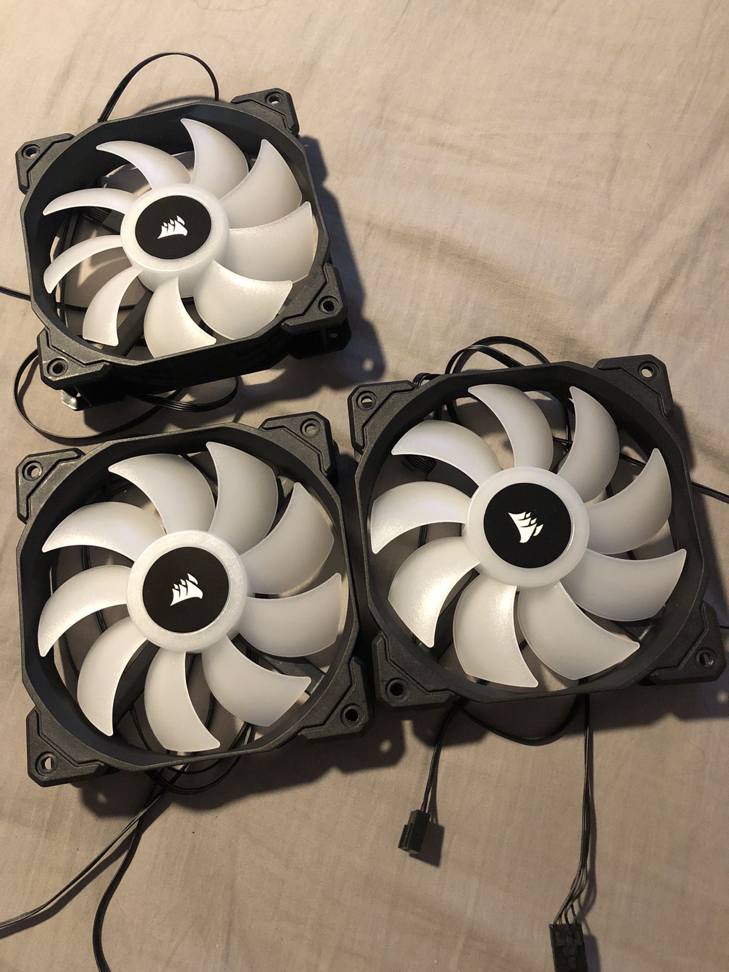 Corsair 120mm SP RGB fans brand new computer gaming