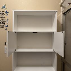 Over the toilet storage