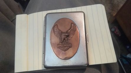 Cig / joint Harley Davidson steel case