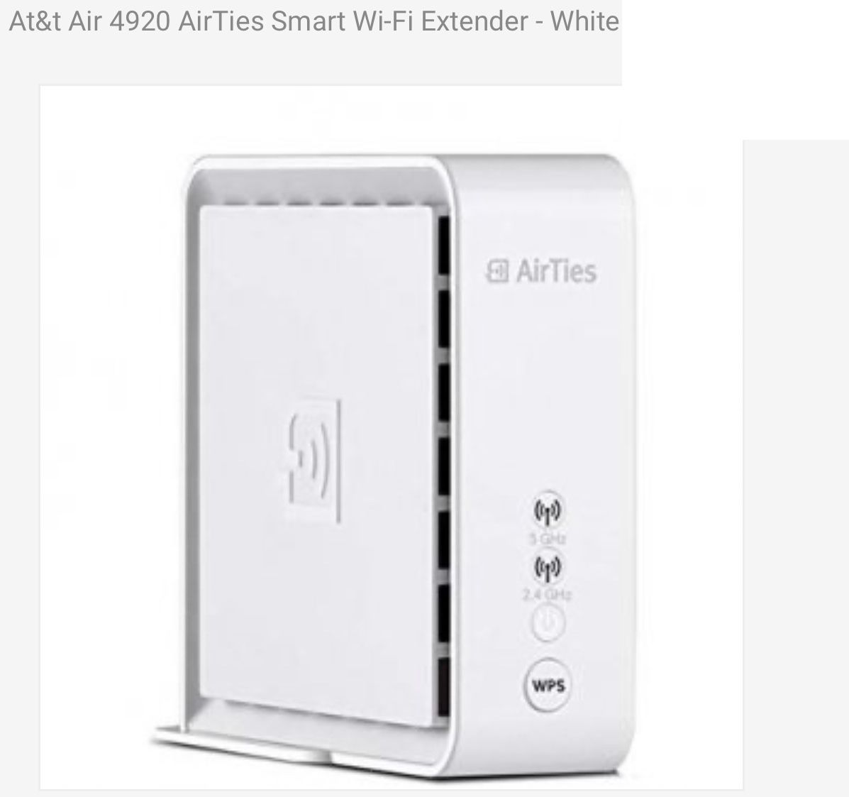 AT&T WiFi Extender Air4920