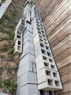 Cinder Blocks + Large Tile Slabs for Sale (Good Condition)