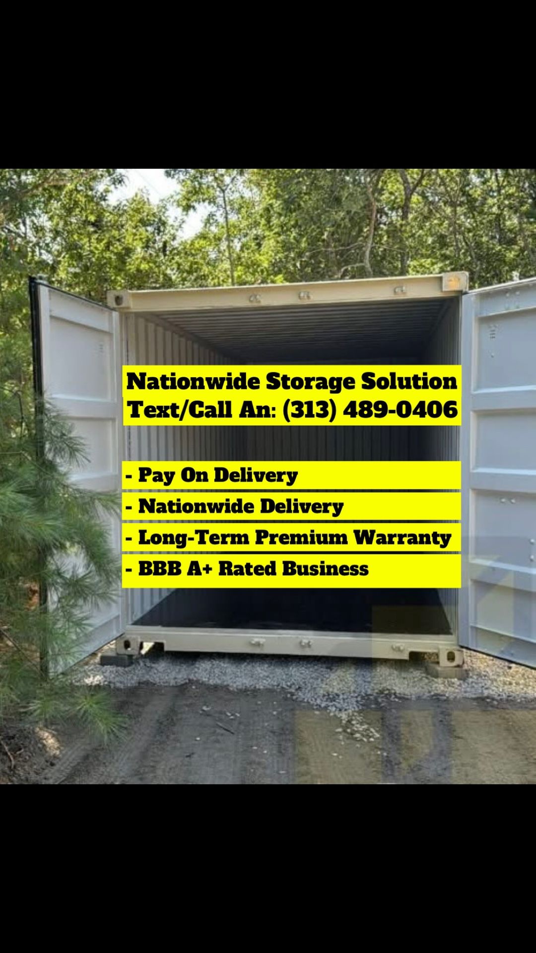 20FT & 40FT Leak Free Shipping Container For Storage Use