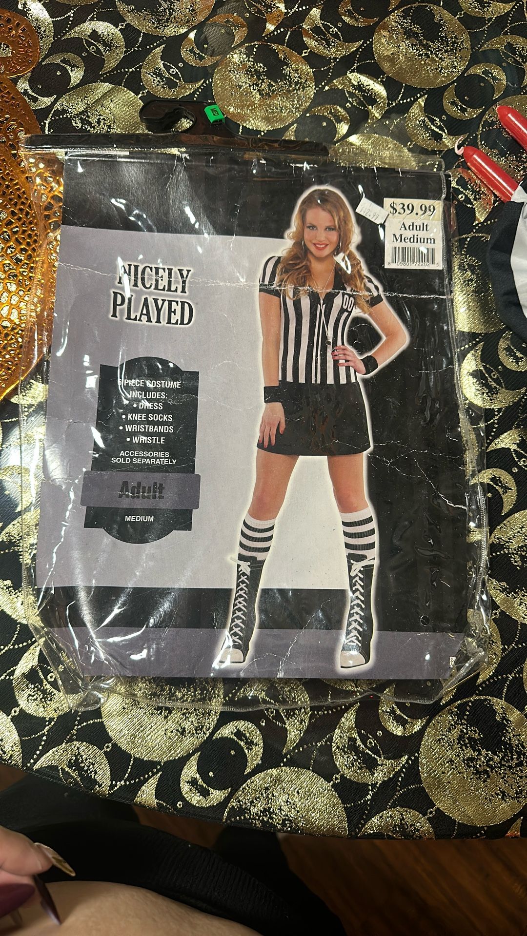 Referee Costume Adult medium