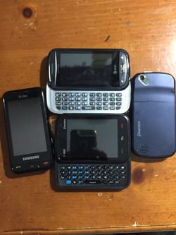 AT&T Pantech + Samsung phones (4 total)