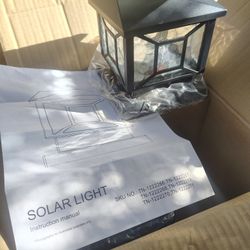 Post Cap Solar Lights