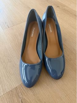 Patent blue heels size 37(6.5-7)