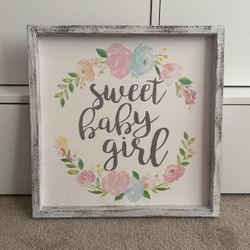 Baby Girl Wall Decor