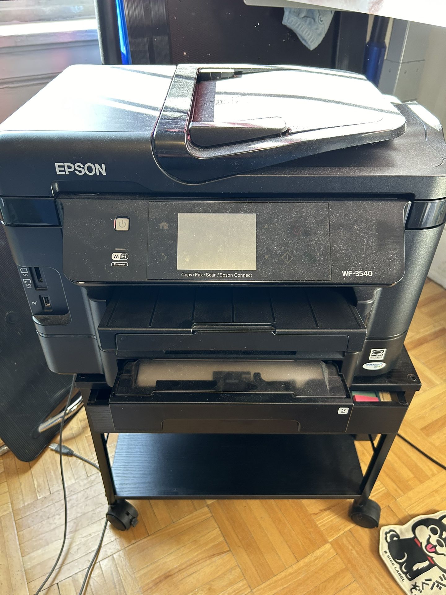 Printer And Printer Stand 