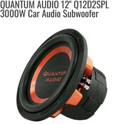SUBWOOFER QUANTUM AUDIO 12”
